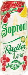 Soproni Radler Meggy-Citrom 1,4% dob. 0.5