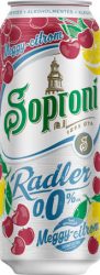 Soproni Radler Meggy-Citrom alk.mentes dob. 0.5 (0%)