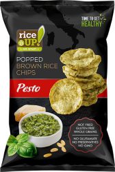 Rice Up Pesto ízű rizs chips 60g        24/#