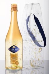 Blue Nun Gold Ed. 24 Kar. Fehér sz. pezsgő Dísztasakkal 0,75
