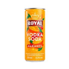 Royal Vodka Soda Narancs 0,25l (4,5%) 6/# DRS Royal Vodka Soda Narancs 0,25l (4,5%) 6/# DRS