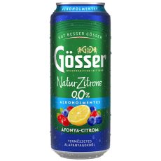 Gösser NZ Áfonya-Citrom 0,0% alk.m. dob. 0,5 DRS Gösser NZ Áfonya-Citrom 0,0% alk.m. dob. 0,5 DRS