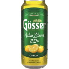 Gösser NaturZitrone 2% dob. 0,5 DRS Gösser NaturZitrone 2% dob. 0,5 DRS