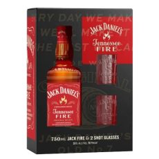 Jack Daniel's T. Fire 0.7 (35%) DRS+2 pohár PDD Jack Daniel's T. Fire 0.7 (35%) DRS+2 pohár PDD