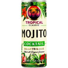Trop. Cockt. Mojito széns. 0,25l dob.(5%) 24/# DRS Trop. Cockt. Mojito széns. 0,25l dob.(5%) 24/# DRS