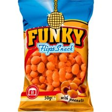 FUNKY Flips Snack pörk.fö.mo. Sós ízű tésztab. 50g 30/# FUNKY Flips Snack pörk.fö.mo. Sós ízű tésztab. 50g 30/#