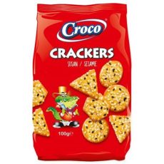 CROCO Kréker Szezámmagos ízű 100g 12/# CROCO Kréker Szezámmagos ízű 100g 12/#