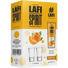 Lafi Spirit Barack Likőr 25% 0,5l DD+2 poh. Lafi Spirit Barack Likőr 25% 0,5l DD+2 poh.