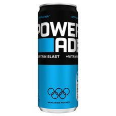 Powerade Mountain Blast 0.33l dob. 24/# DRS Powerade Mountain Blast 0.33l dob. 24/# DRS