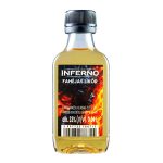 INFERNO Fahéjas likőr 33% 0.04 lapos PET  24/#